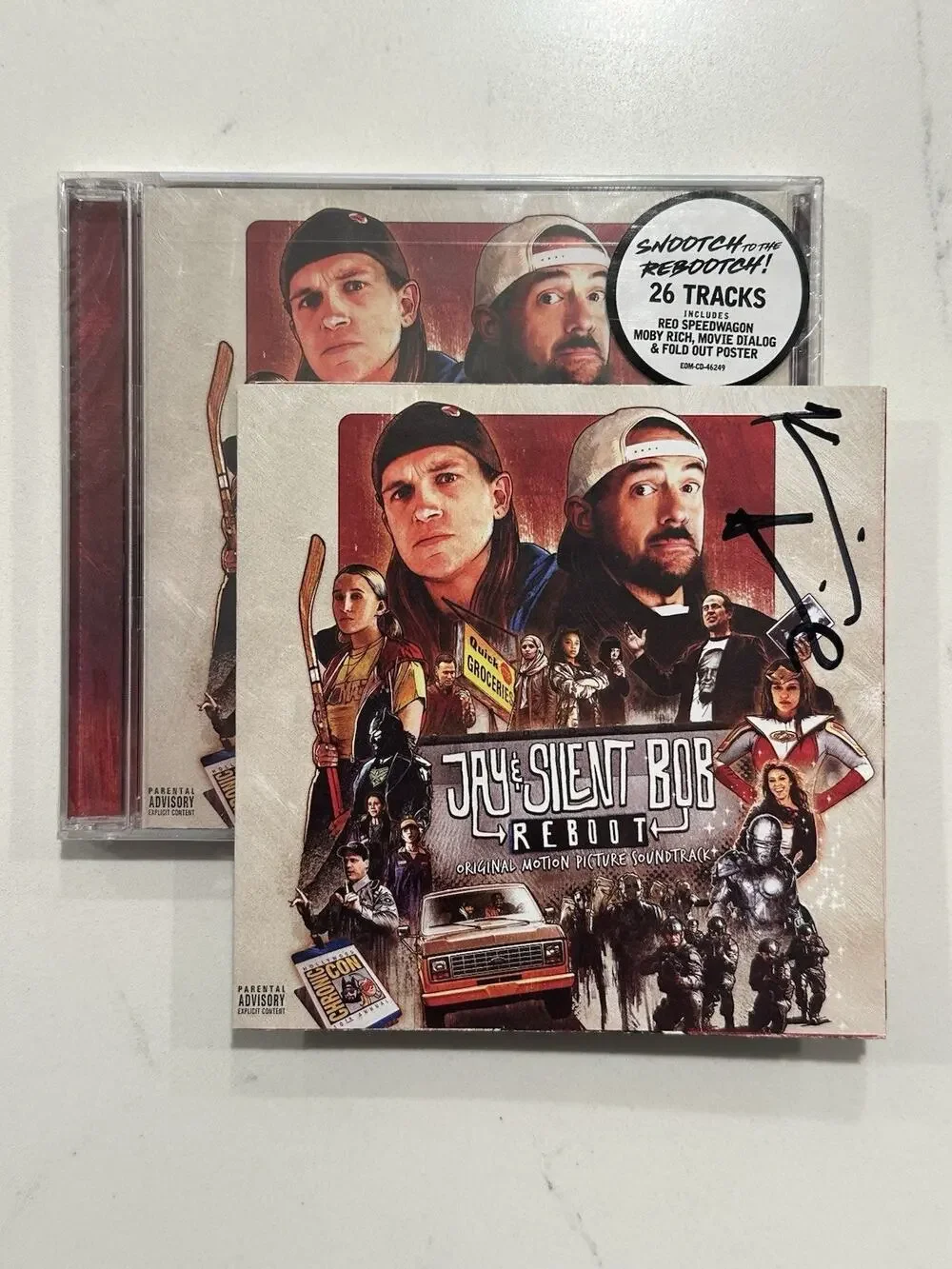 KEVIN SMITH Signed Autograph CD Booklet Jay & Silent Bob Reboot #3